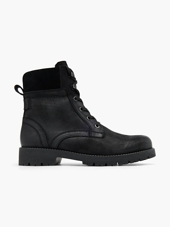 landrover lace-up boot black deichmann