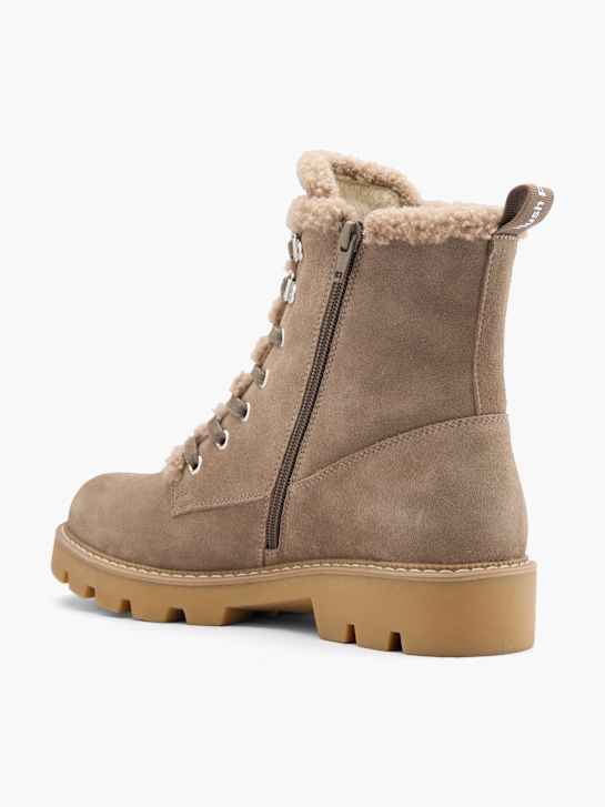 hush puppies lace-up boot taupe deichmann