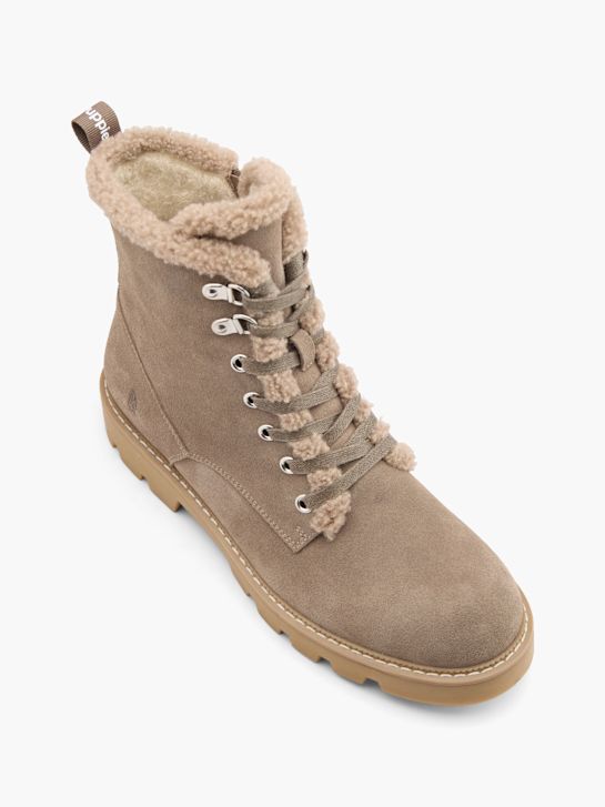 hush puppies lace-up boot taupe deichmann