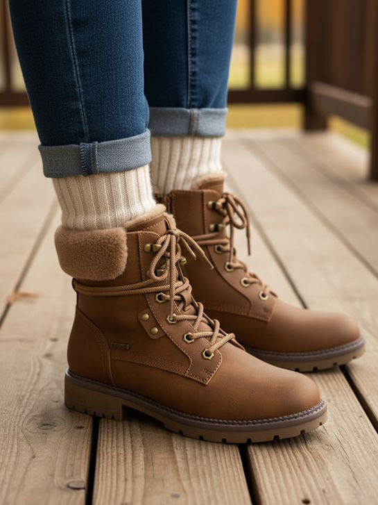 landrover lace-up boot marrone deichmann