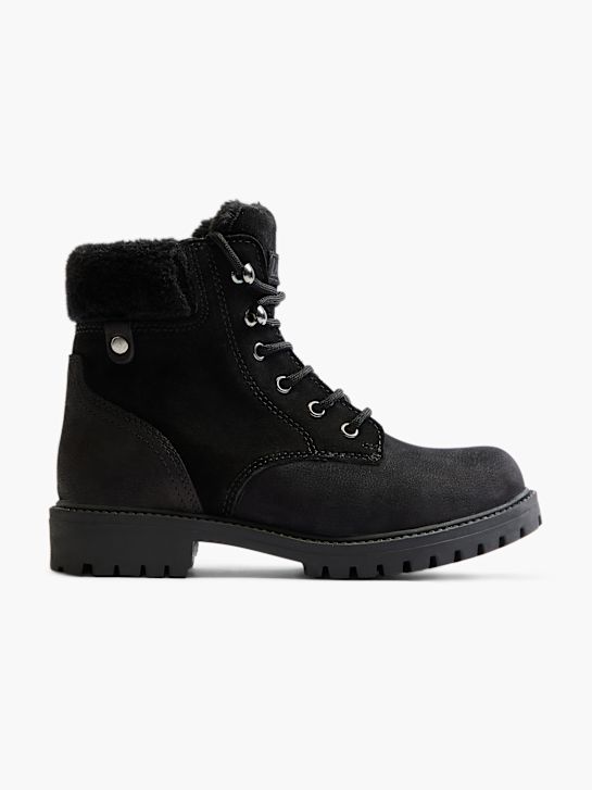 landrover lace-up boot black deichmann