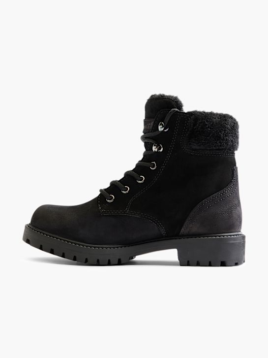 landrover lace-up boot black deichmann