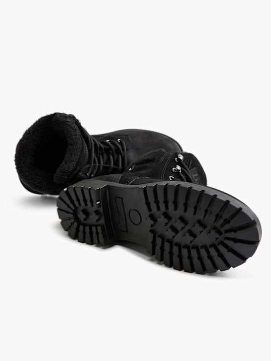 landrover lace-up boot black deichmann