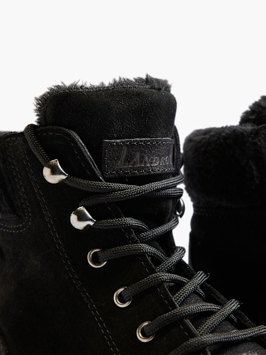landrover lace-up boot black deichmann