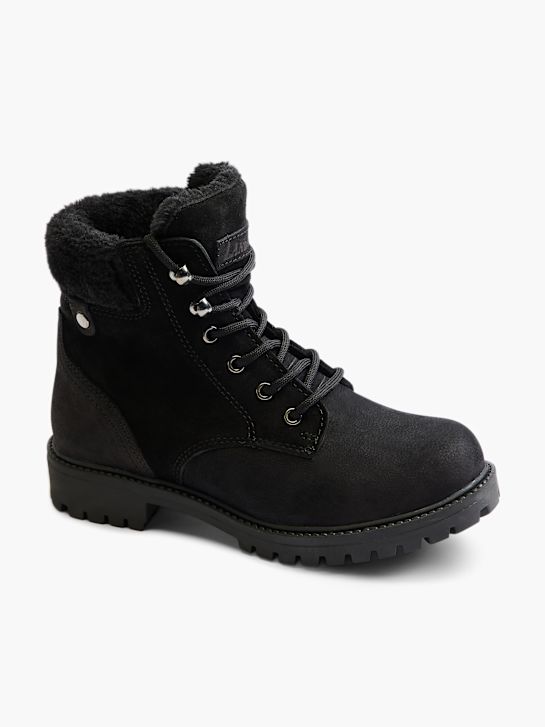 landrover lace-up boot black deichmann