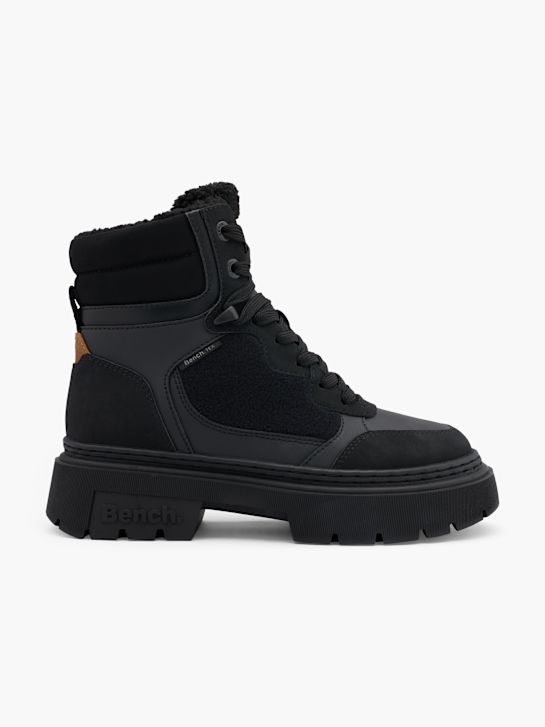 panchina lace-up boot black deichmann