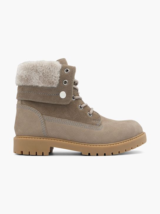 landrover lace-up boot taupe deichmann