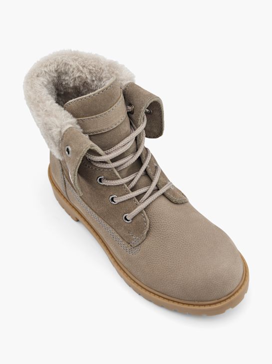 landrover lace-up boot taupe deichmann