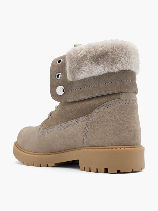 landrover lace-up boot taupe deichmann