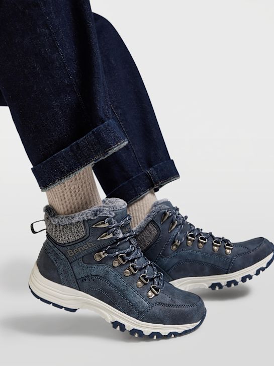 panchina lace-up boot blu deichmann