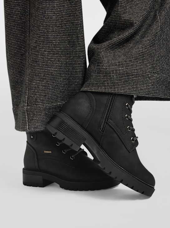 landrover lace-up boot black deichmann