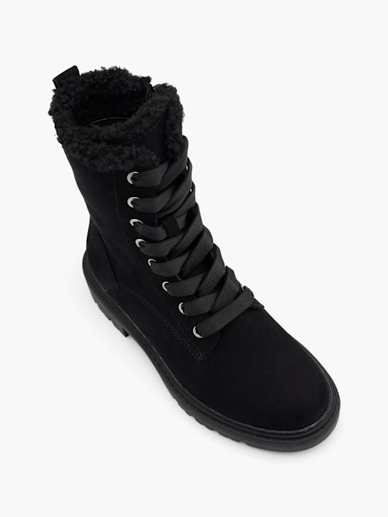 landrover lace-up boot black deichmann