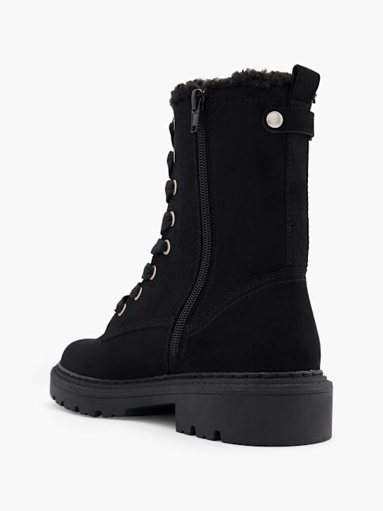 landrover lace-up boot black deichmann