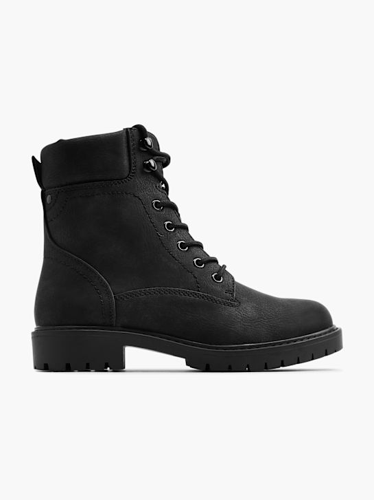 landrover lace-up boot black deichmann