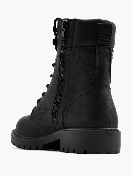 landrover lace-up boot black deichmann