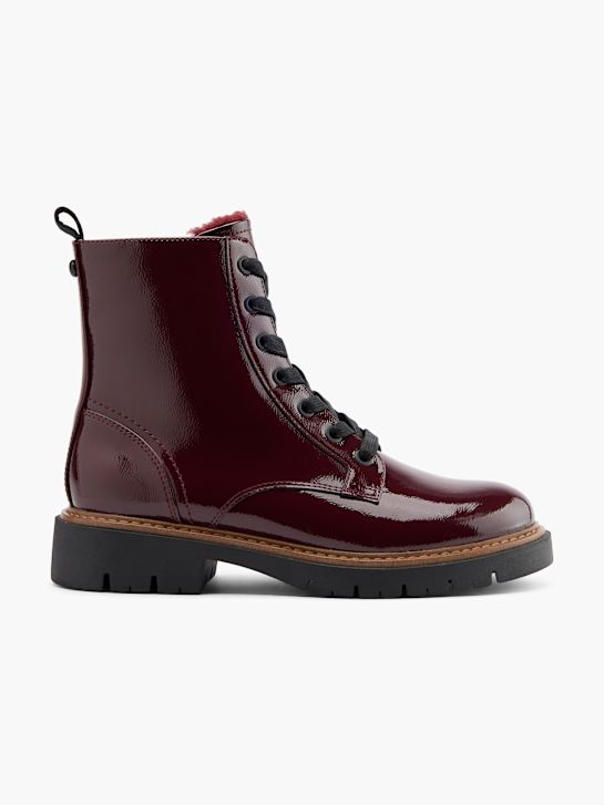 graceland lace-up boot bordeaux deichmann