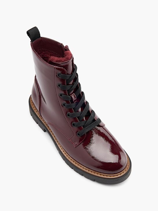 graceland lace-up boot bordeaux deichmann