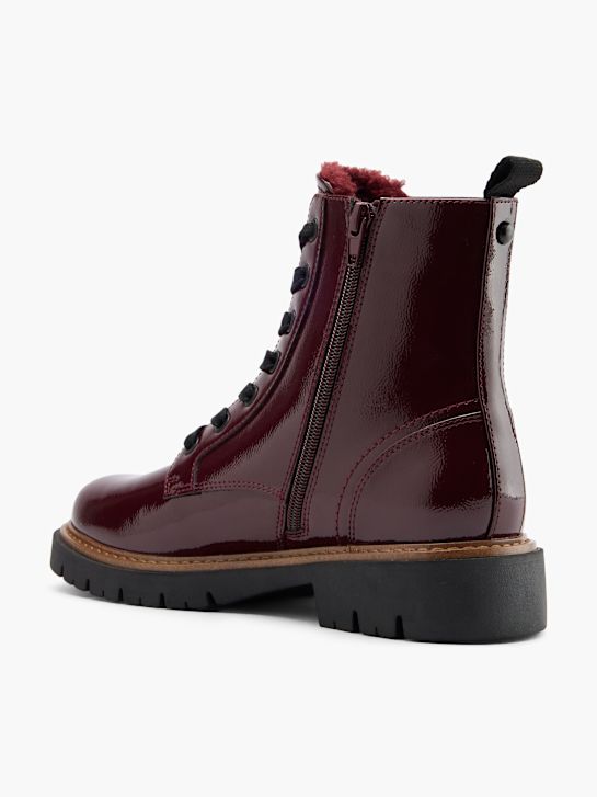 graceland lace-up boot bordeaux deichmann