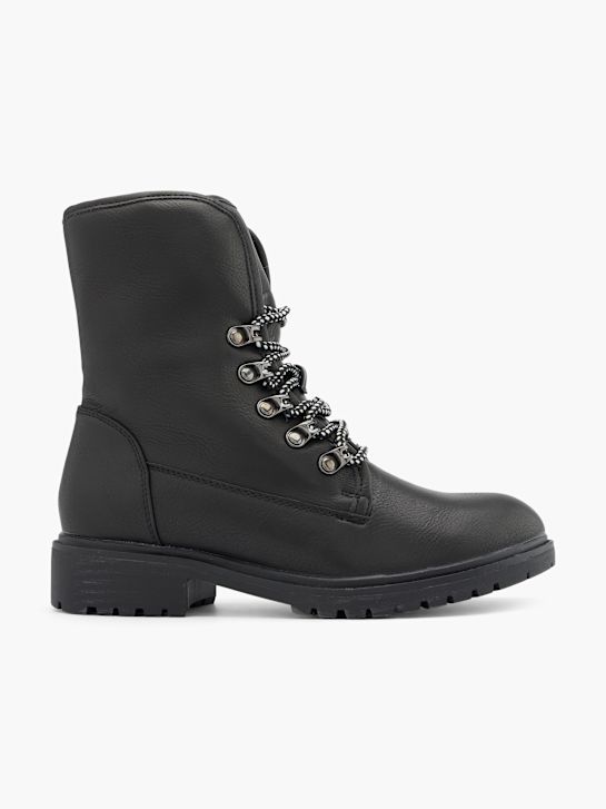 landrover lace-up boot black deichmann