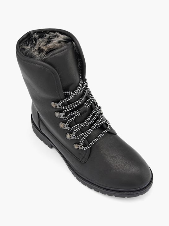 landrover lace-up boot black deichmann