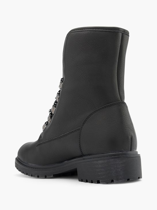 landrover lace-up boot black deichmann